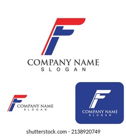 F Letter vector icon illustration design