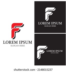 F Letter vector icon illustration design