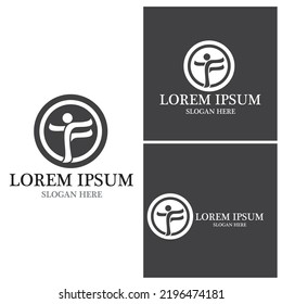 F Letter vector icon illustration design