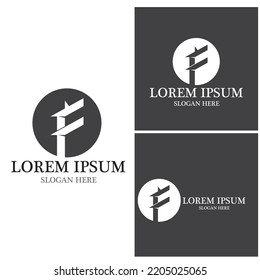 F Letter vector icon illustration design
