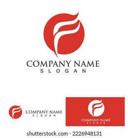 F Letter vector icon illustration design