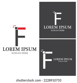 F Letter vector icon illustration design