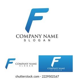 F Letter vector icon illustration design