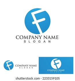 F Letter vector icon illustration design