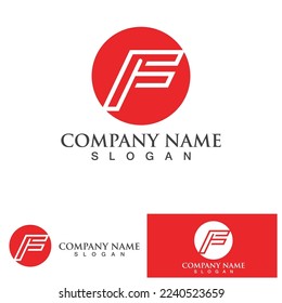 F Letter vector icon illustration design