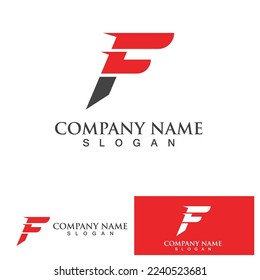 F Letter vector icon illustration design