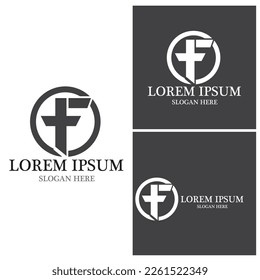 F Letter vector icon illustration design