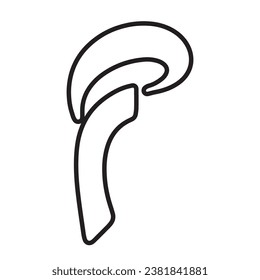 F Letter vector icon illustration design