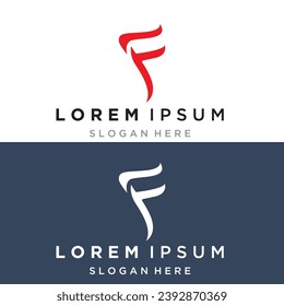 F Letter vector icon illustration design