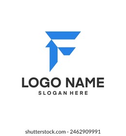 f letter vector logo abstract