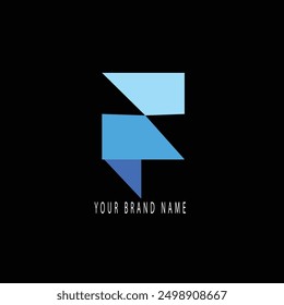 f letter vector logo abstract