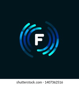 F LETTER VECTOR LOGO APHABET ICON
