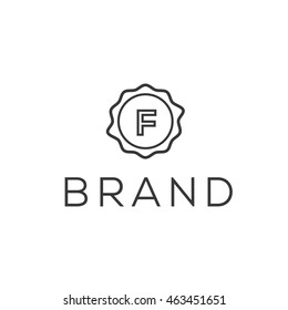 F letter vector logo design