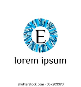 F letter vector logo template (sign, symbol, emblem, ornament). Minimal line letter initial N logo. Abstract and elegant shape font sign. logotype vector design template for  branding.