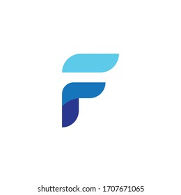 Monogram Letter F Business Company Vector Stock Vector (Royalty Free ...