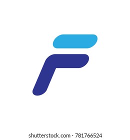 F letter with wing logo design vector