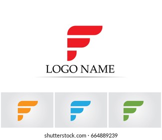 F letters logo and symbols