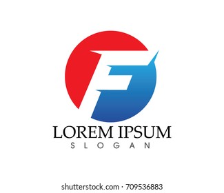 F letters logo and symbols