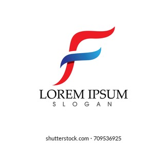 F letters logo and symbols