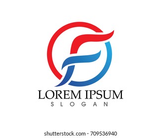F letters logo and symbols