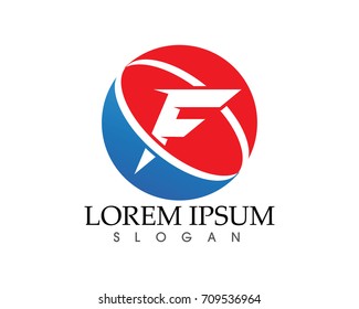 F letters logo and symbols