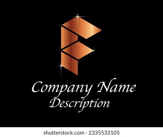F-Logo 01—08 , Beste Wahl, stylisches Logo, Premium-Looking, Exklusives Logo, individuelle Einstellungen, Starke Elemente