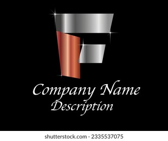 F Logo 01--08 , Best Choice, Stylish Logo, Premium Looking,,Exclusive Logo, Individual Preferance, Strong Item