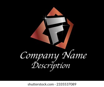 Logotipo F 01—08 , Mejor Elección, Logo Elegante, Aspecto Premium, Logotipo Exclusivo, Preferencia Individual, Elemento Fuerte
