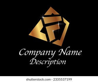Logotipo F 01—08 , Mejor Elección, Logo Elegante, Aspecto Premium, Logotipo Exclusivo, Preferencia Individual, Elemento Fuerte