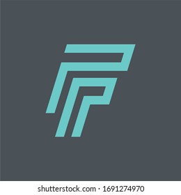 F logo abstract clean , simple and neat .