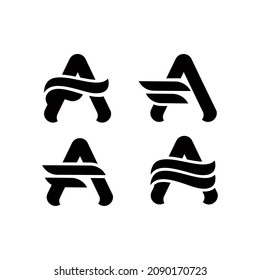 A and F logo black and white 