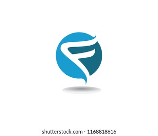 F logo business symbol vector template letter