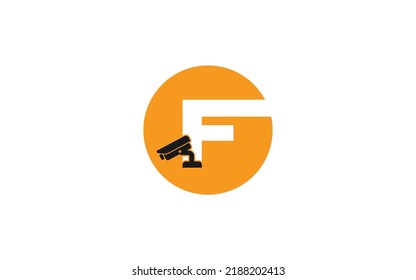 F Logo cctv für Identität. Vektorgrafik für Ihre Marke.