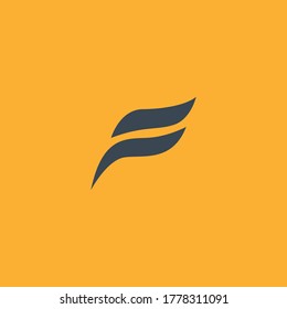 F Logo Design (Flying Styel) 