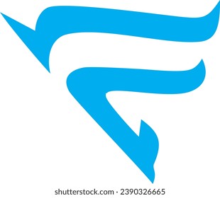 F logo design , icon, symbol, vector file logo, 