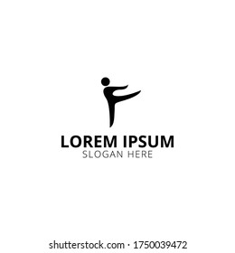 Diseño del logotipo F, f ilustración vectorial del logotipo de la letra