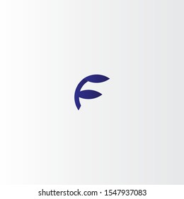 f logo design on white background