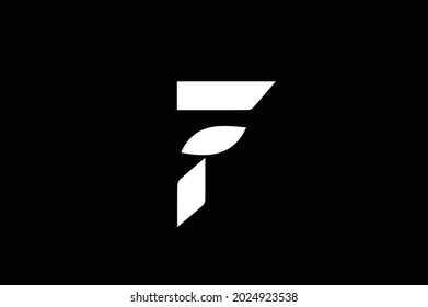 Diseño del logotipo F adecuado para una empresa - Vector