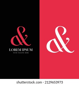 ein und f Logo-Design-Vektorgrafik und mit einem Buchstaben ein Logo-Design, ein Logo, ein Logo und Logo-Design