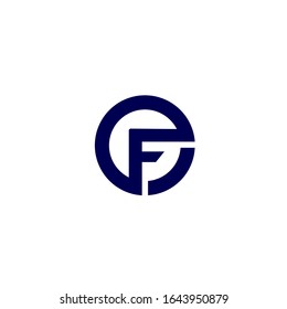 f diseño de logotipo plantilla de signo vectorial