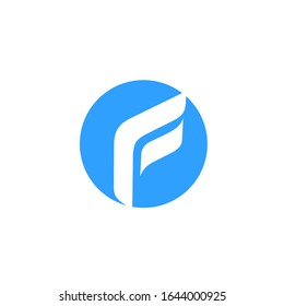 f diseño de logotipo plantilla de signo vectorial