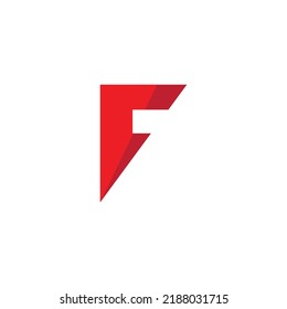 F logo design vector template