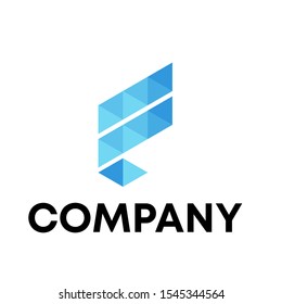 F logo design vector unique template