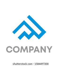 f logo icon design template sign