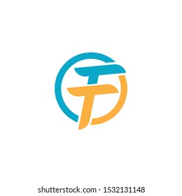 F logo icon illustration design