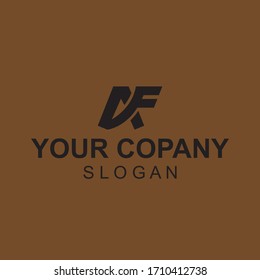 Diseño moderno de vectores de iconos F