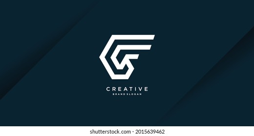 F logo for initial company or person Premium Vector part 3