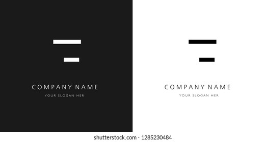 f logo letter design