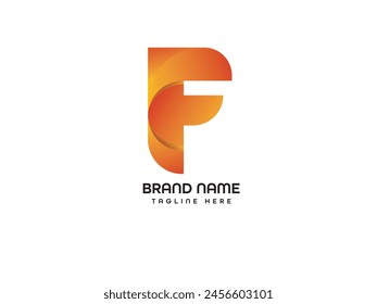 F Logo Letter Design Template