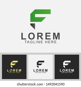 F Logo Letter Design Vector Template is modern & minimalistic high quality logo for marketing agency, seo agency, digital company, fashion, business, industry, etc whose name begins with the letter F.